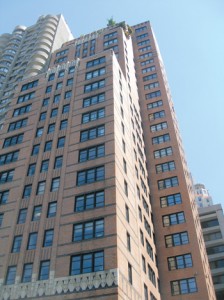 Fordham’s new space will be in this building at 45 Columbus Avenue, directly across from the Lincoln Center campus.