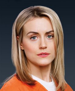 "I had no idea [the show]would be received the way it was," Taylor Schilling (above) says of Orange Is the New Black. (Jill Greenberg/Netflix)