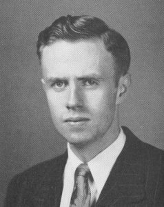 Philip Hoblin, in a photo taken from the 1951 Fordham Maroon yearbook