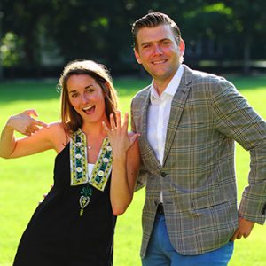 When Mike Brady proposed to Katelyn Scavone in July 2014, he knew the Rose Hill campus was the only place to do it. 