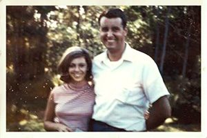 Summer of '65: Joyce and Brian at his grandmother's summer home at Lake Oscawanna, near Peekskill, New York.