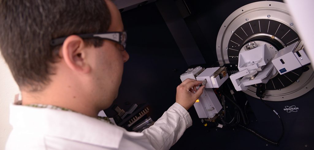 The X-ray powder diffractometer 