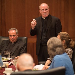 Father McShane at UN Dinner