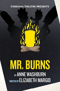 The poster for the production of Mr. Burns
