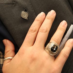 Class ring and pin