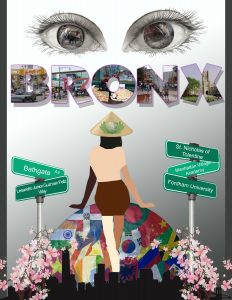 Huyen Lam won third prize for her multimedia graphic about the Bronx.