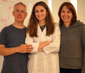 Cecilia Reisner and her parents