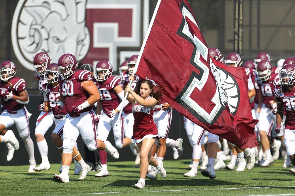 Fordham Rams take the field on Family Weekend, September 28, 2019