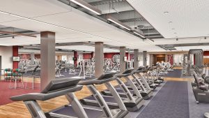 Rendering of the campus fitness center