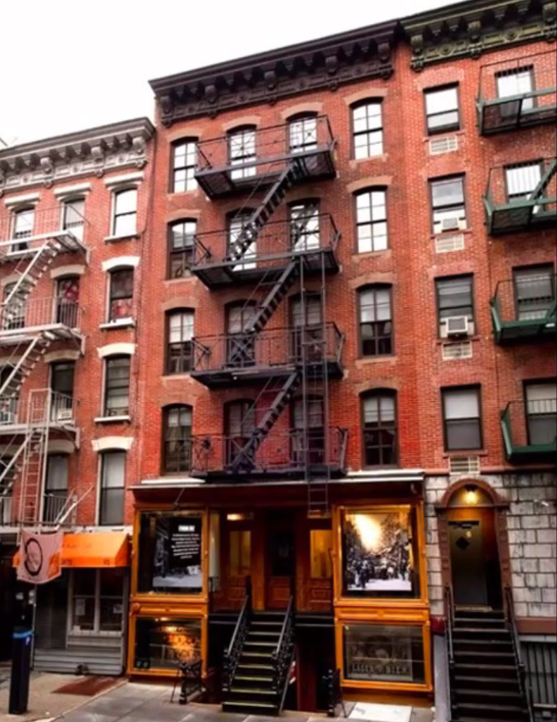 The exterior of the Tenement Museum